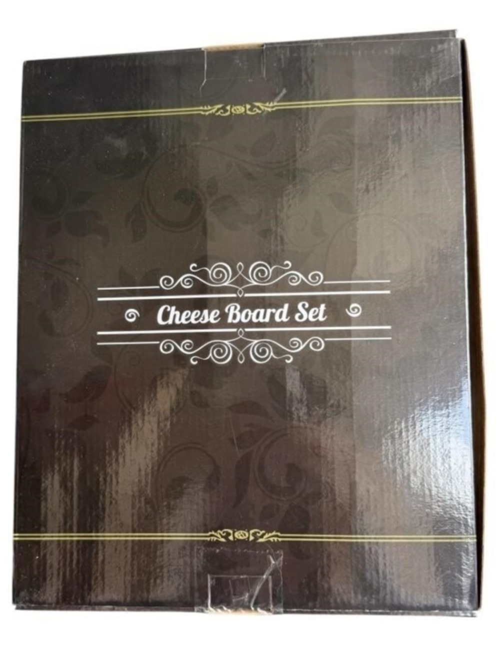 HBlife Acacia Wood Cheese Board & Knife Set